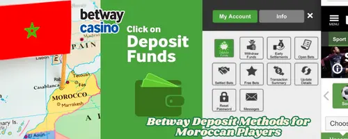 Méthodes de dépôt de Betway pour les joueurs marocains